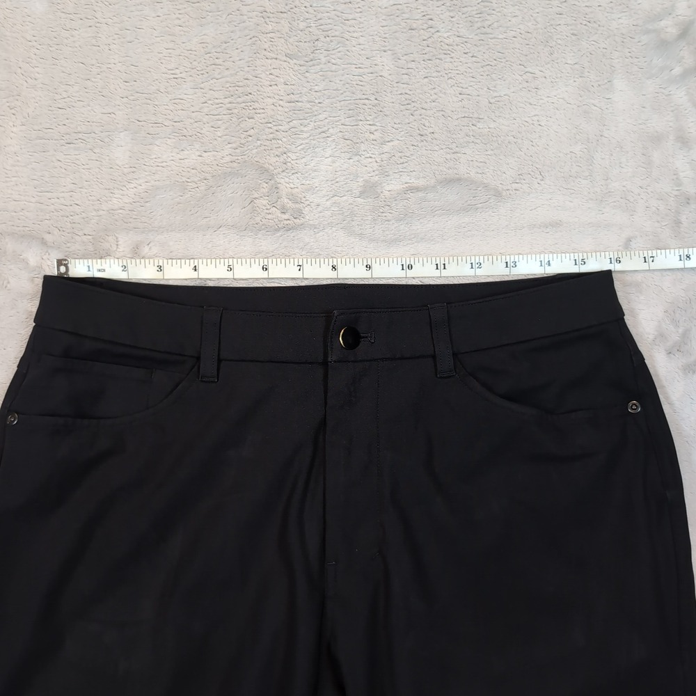 Lululemon ABC Commission Pants‎ Mens 32x29 Black Classic Fit Technical Trousers - Picture 5 of 8